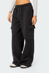 Wide Leg Cargo Joggers