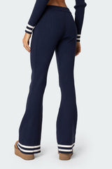 Pluto Ribbed Flared Trousers