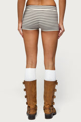 Lillian Striped Knit Shorts