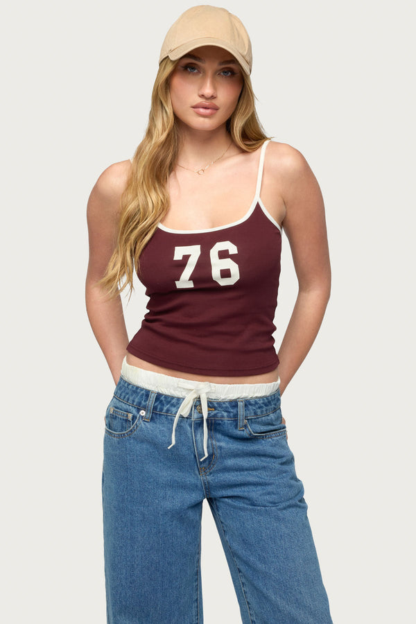 76 Contrast Tank Top view 2