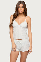 Talula Eyelet Babydoll Top