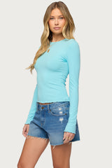 Galah Ribbed Long Sleeve T Shirt