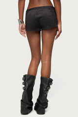 Sloane Faux Suede Micro Shorts