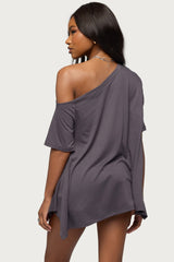 Josy Off Shoulder Handkerchief Top