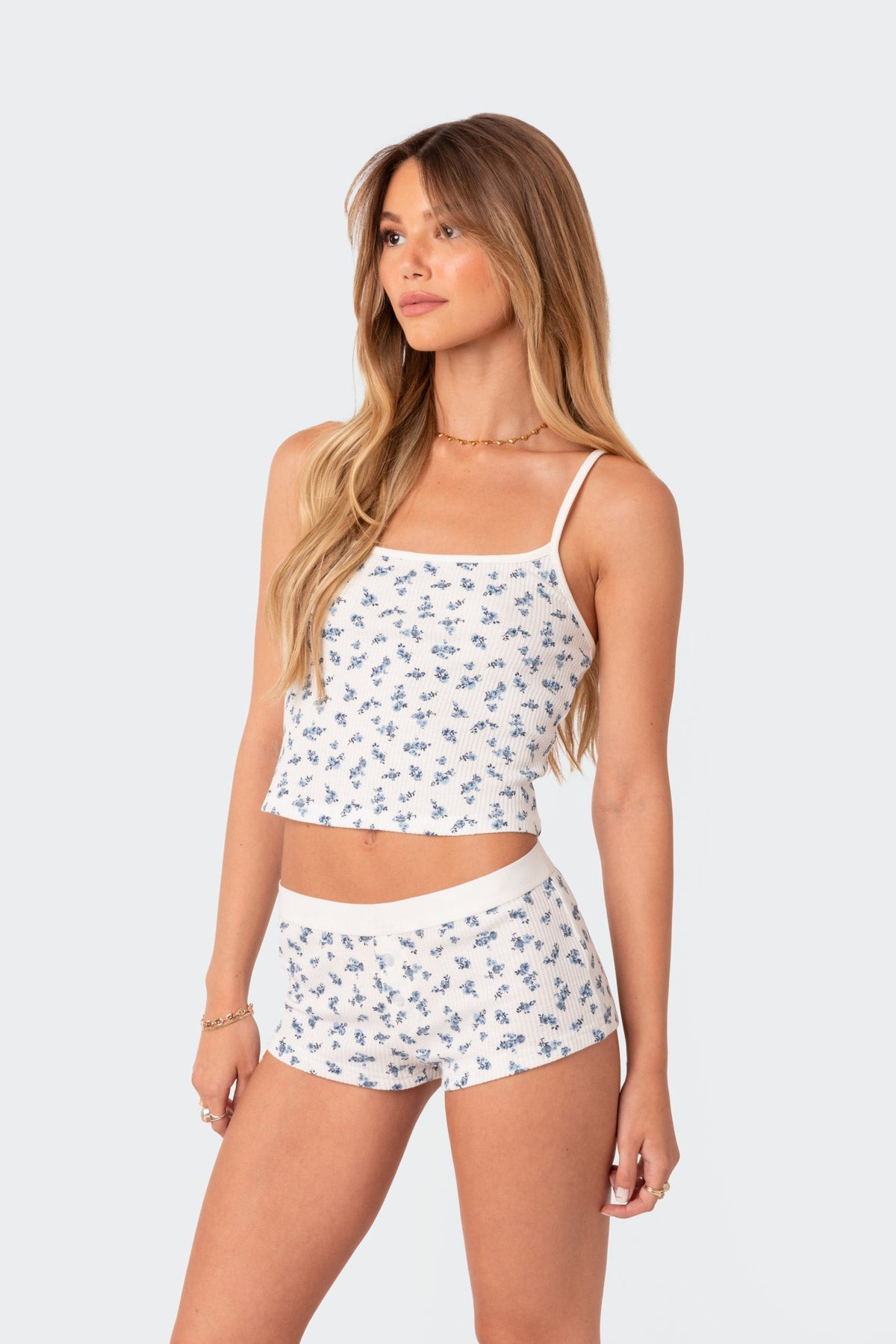 Pamper Waffle Tank Top