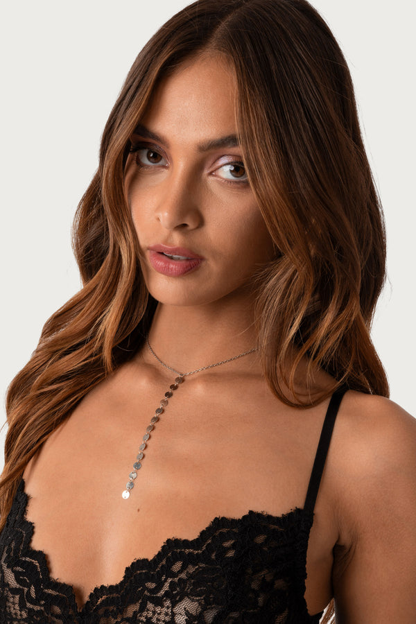 Cascading Sequin Necklace view 1