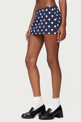 Noreen Polka Dot Mini Skort