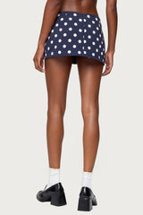 Noreen Polka Dot Mini Skort