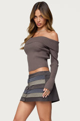 Lauren Knit Fold Over Top