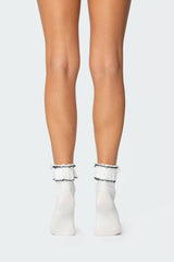 Ruffle & Bow Socks