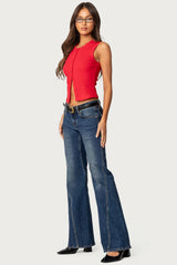 Basel Button Up Tank Top