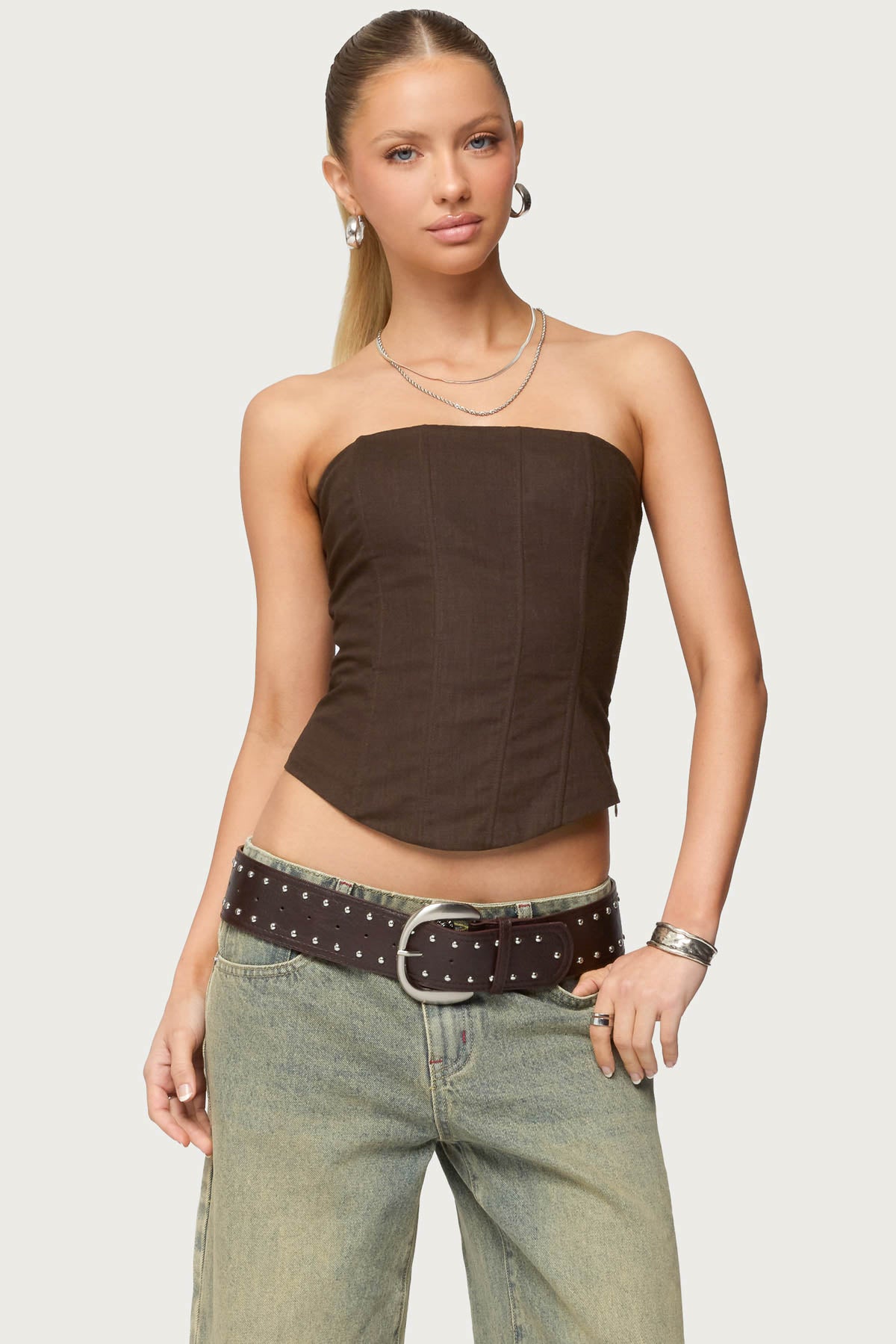 Hadar Linen Look Corset