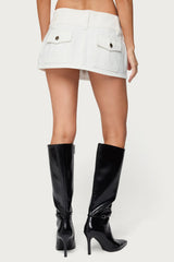 Petite Mckinley Denim Mini Skirt