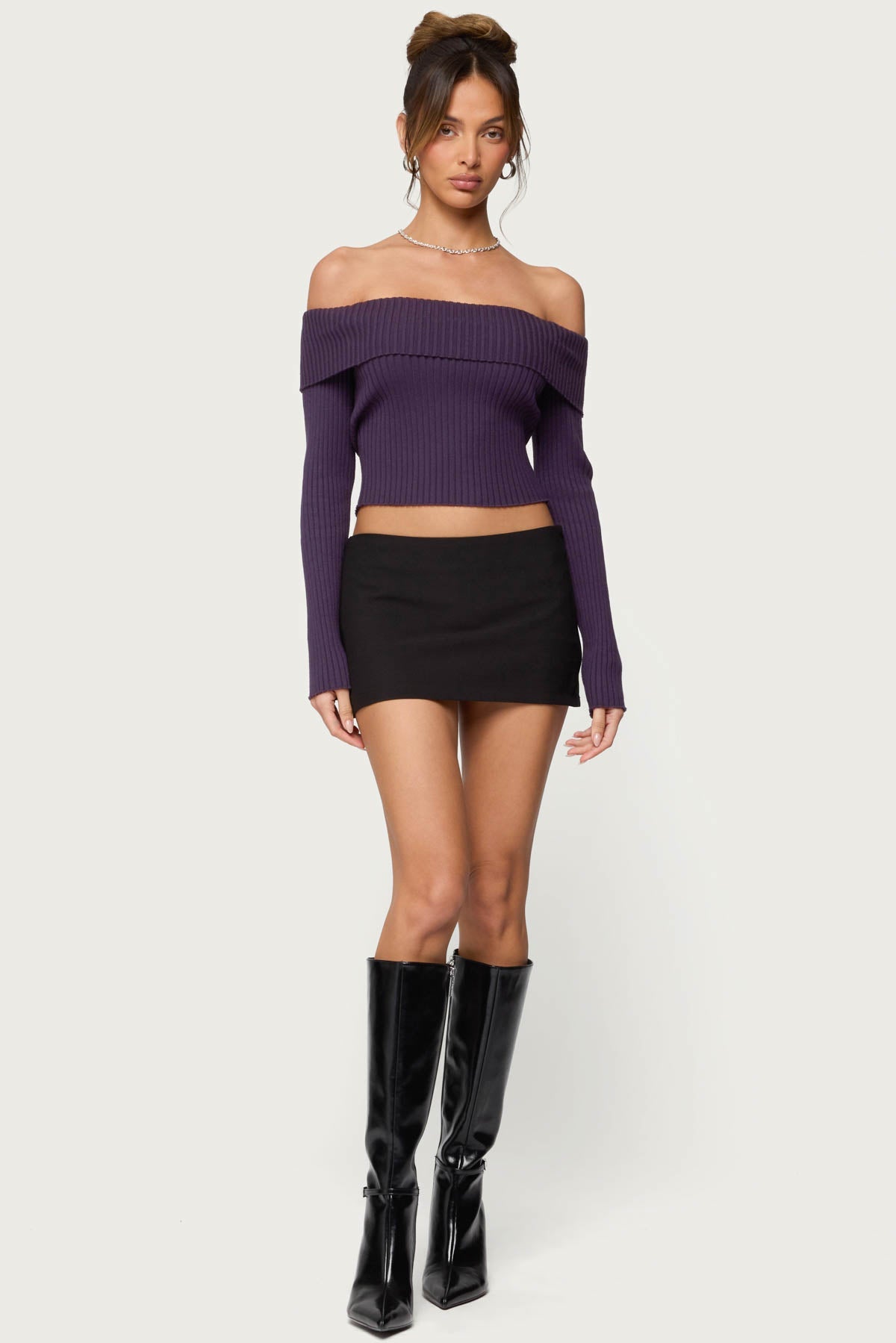 Lauren Knit Foldover Top