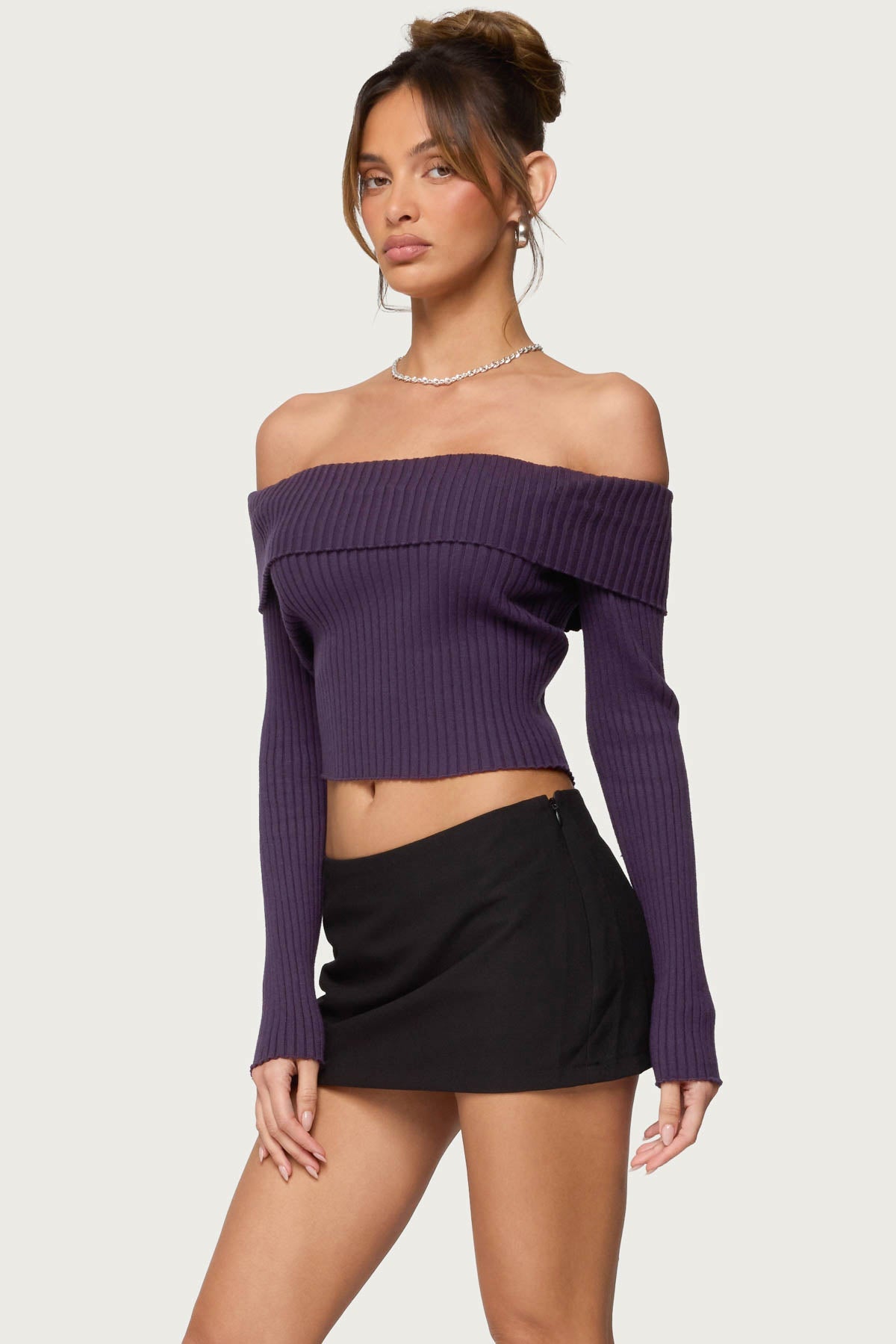 Lauren Knit Foldover Top