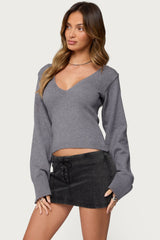 Stacie V Neck Sweater