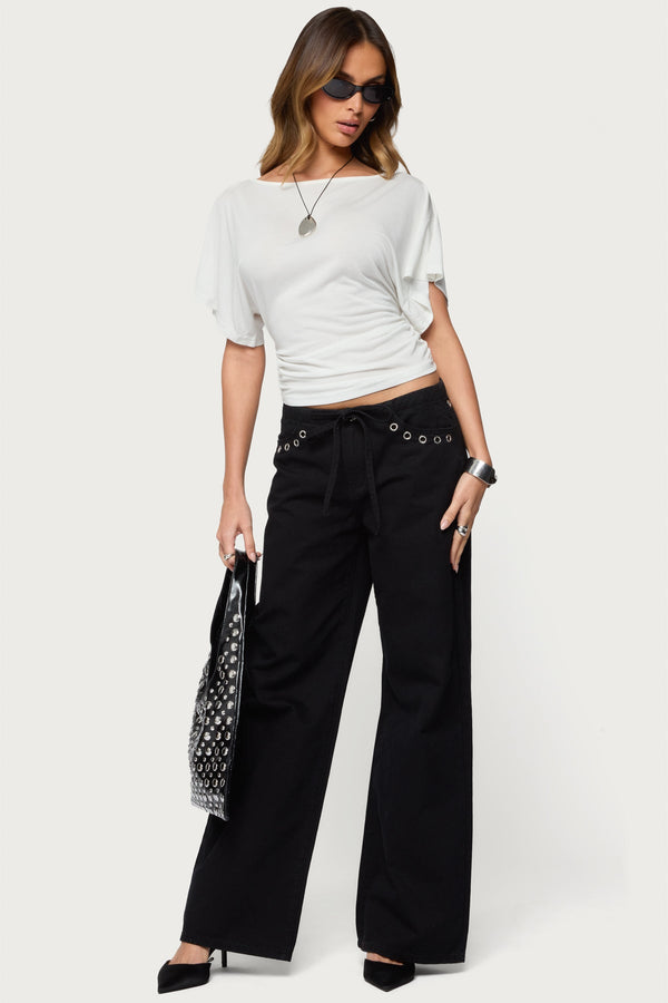 Abriana Ruched Waist Top