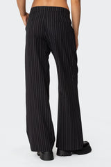Aliza Pinstripe Trousers