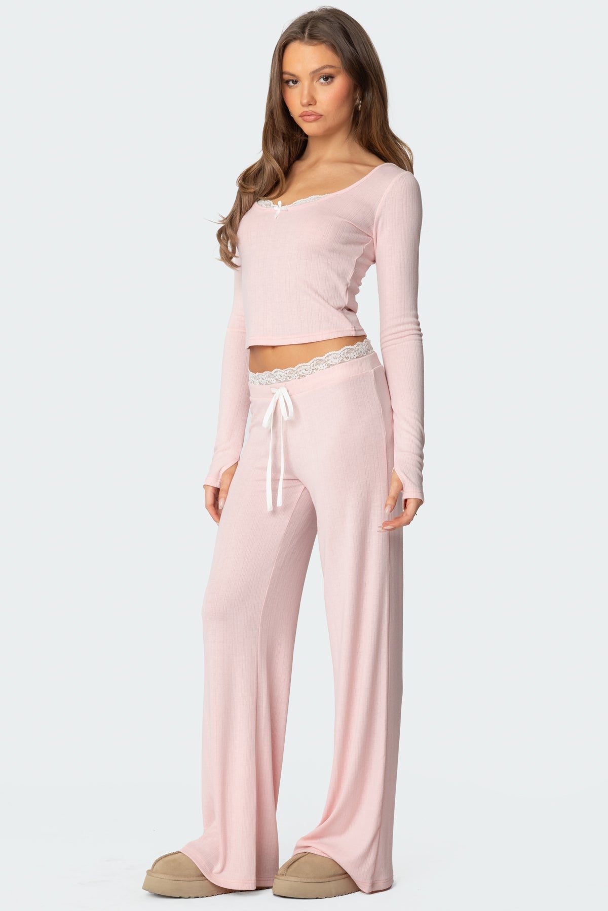 Peekaboo Lace Trousers