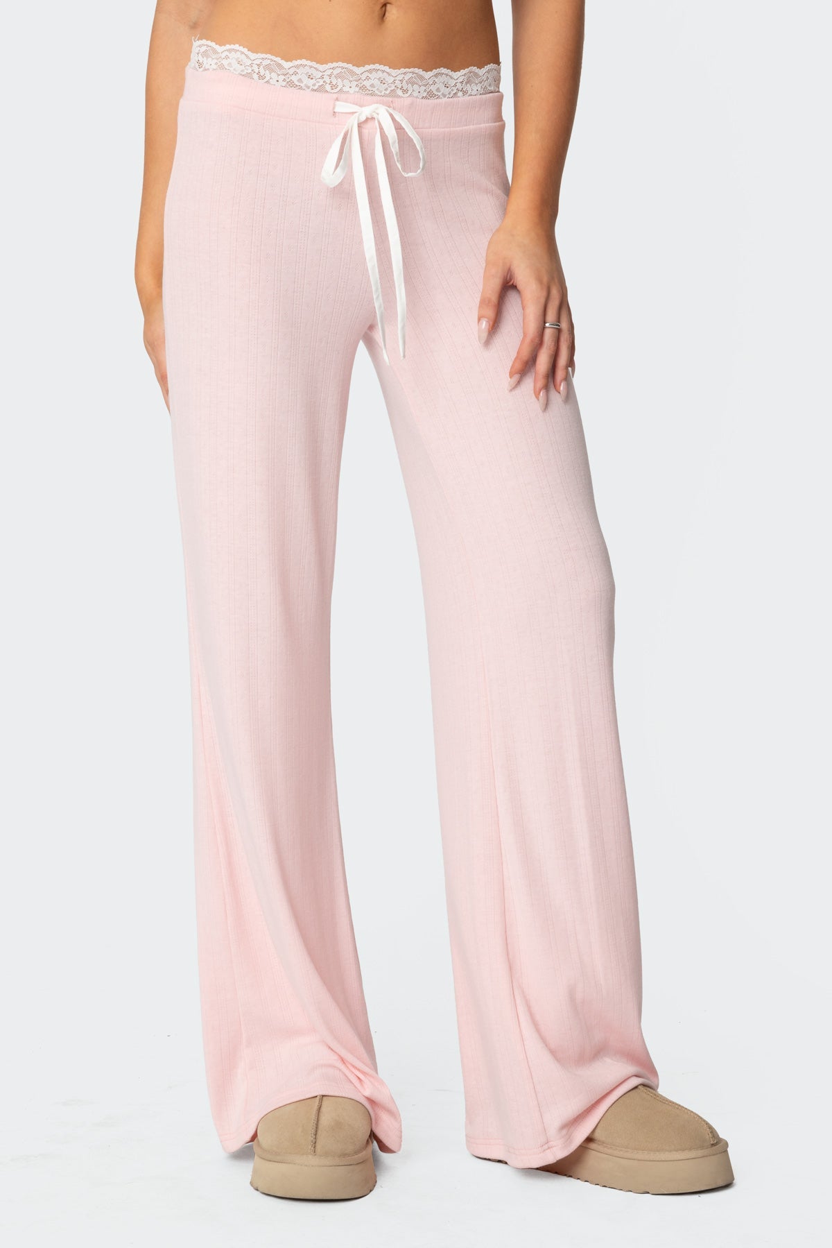 Peekaboo Lace Trousers