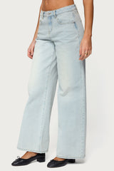 Ery Mid Rise Baggy Jeans