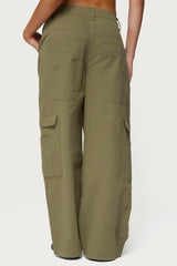 Jadah Low Rise Baggy Cargo Trousers