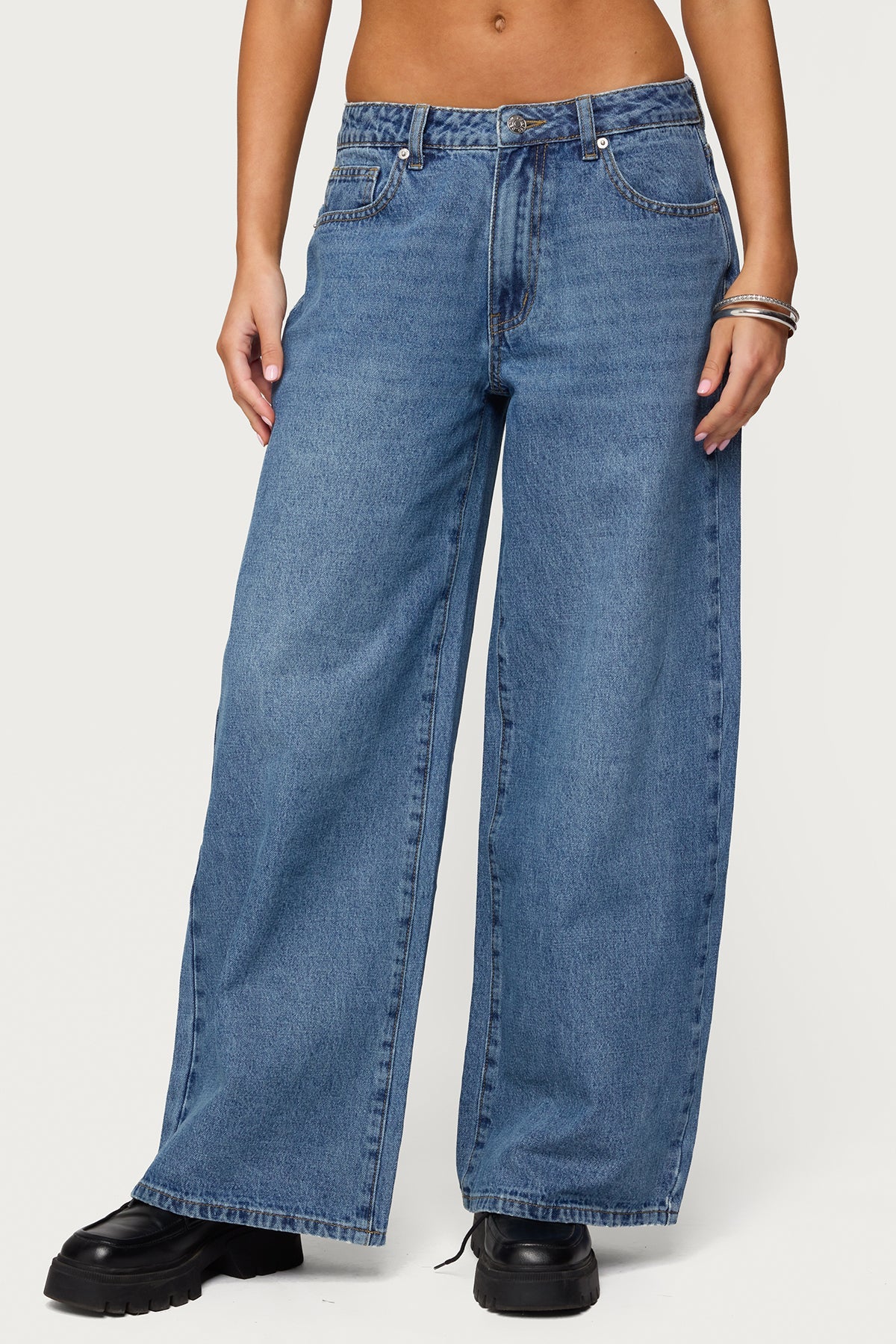 Skye Low Rise Baggy Jeans