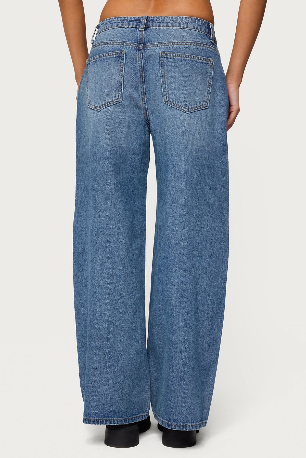 Skye Low Rise Baggy Jeans