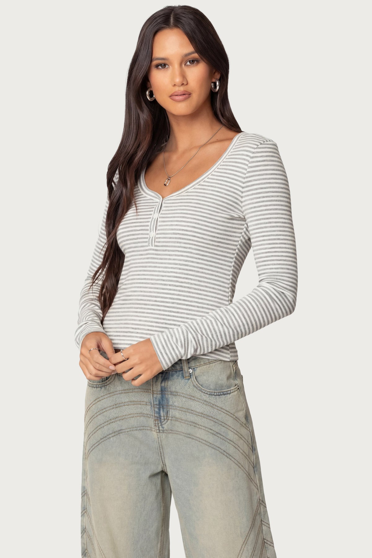 Jocelyn Striped Top