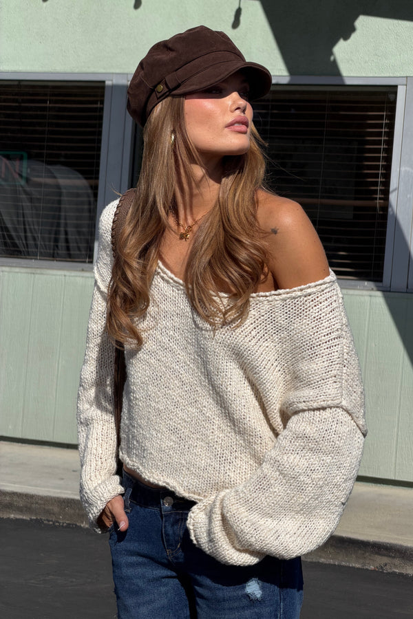 Estea Scoop Neck Knit Sweater view 1
