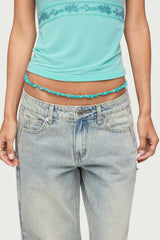 Stone Double Belly Chain