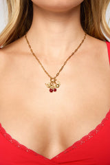 Cherry And Cherub Charm Set