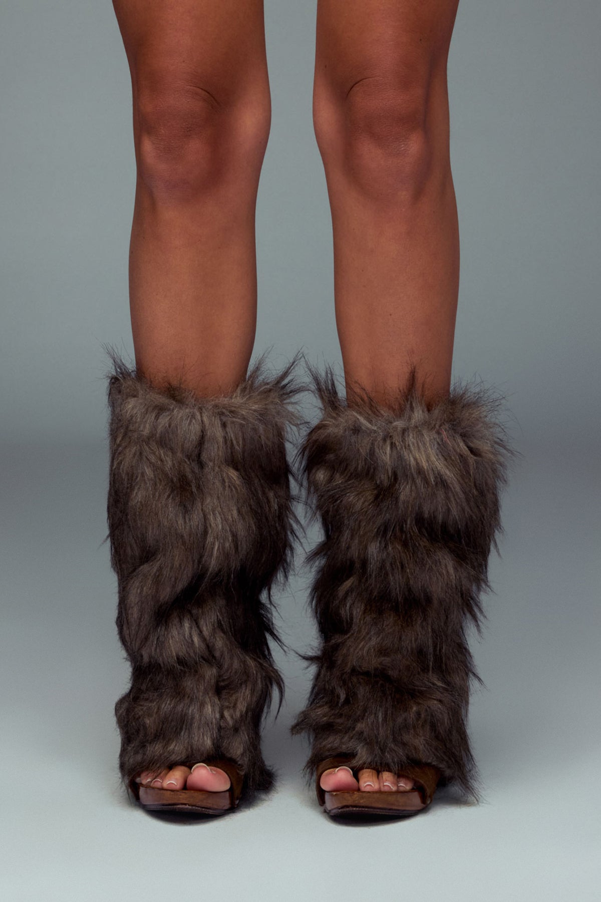Full Moon Faux Fur Leg Warmers