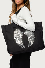 Sequin Angels Tote Bag