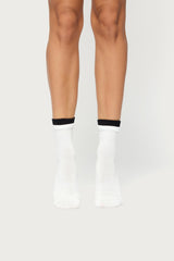 Contrast Layered Socks