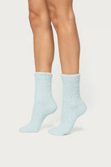 Fuzzy Cloud Socks