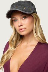 Star Studded Military Hat