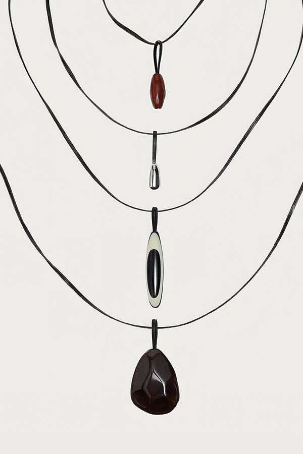 Tully Stone Cord Necklace Set