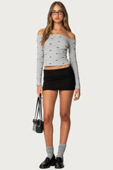 Aisha Low Rise Mini Skirt