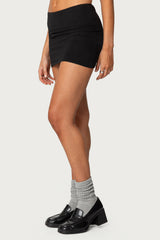 Aisha Low Rise Mini Skirt