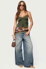 Tamar Satin Effect Tank Top