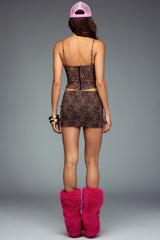 Disco Doll Faux Fur Leg Warmers