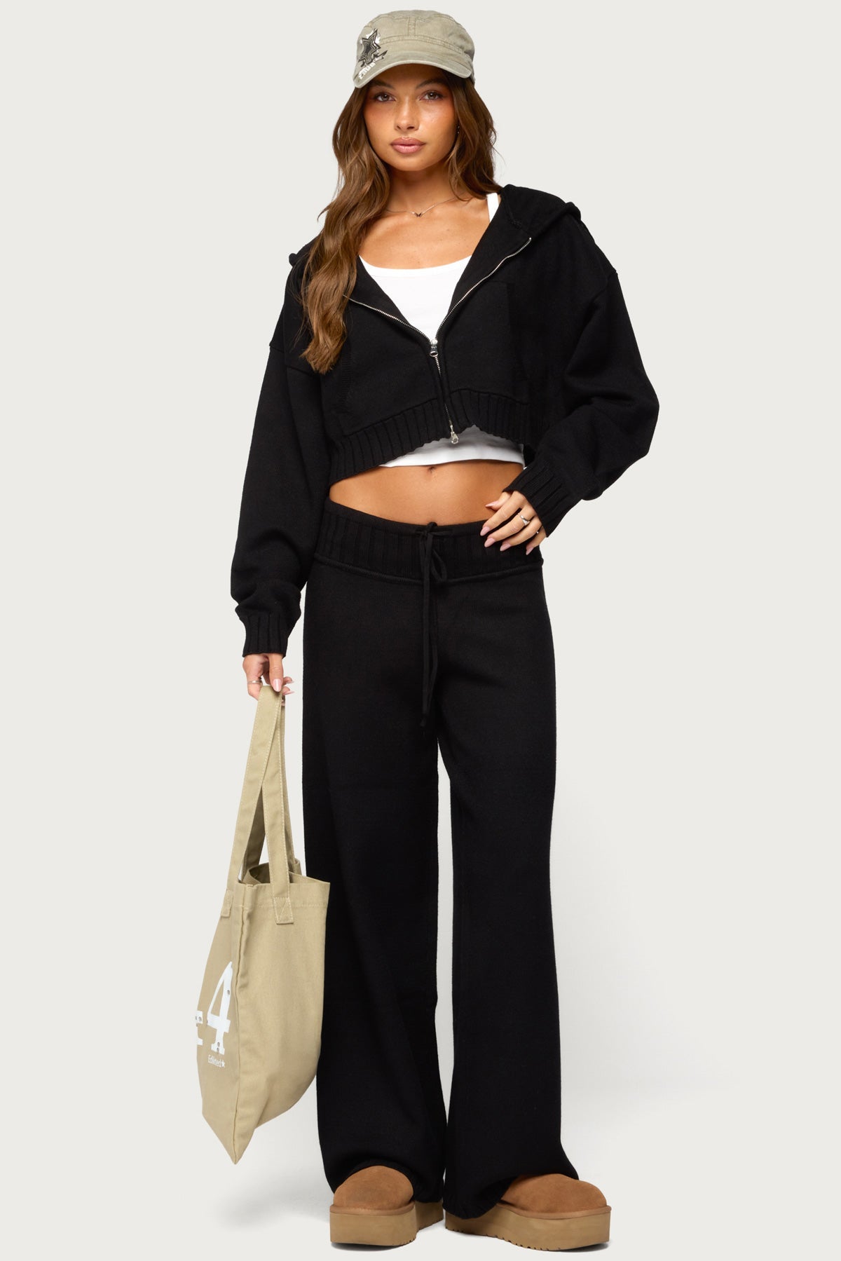 Russell Straight Leg Knit Trousers