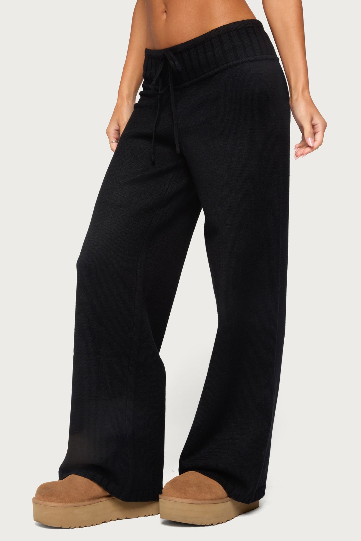 Russell Straight Leg Knit Trousers