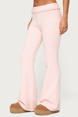 Plush Flared Trousers