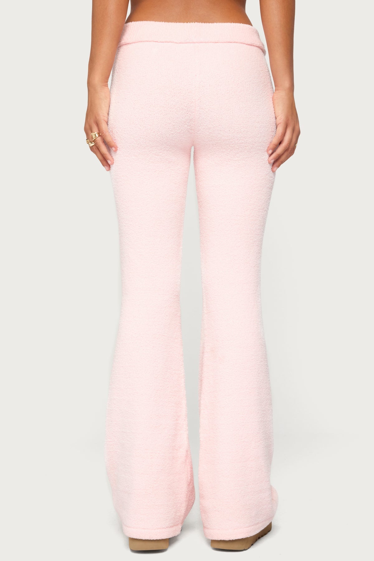 Plush Flared Trousers