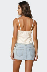 Tamar Satin Effect Tank Top