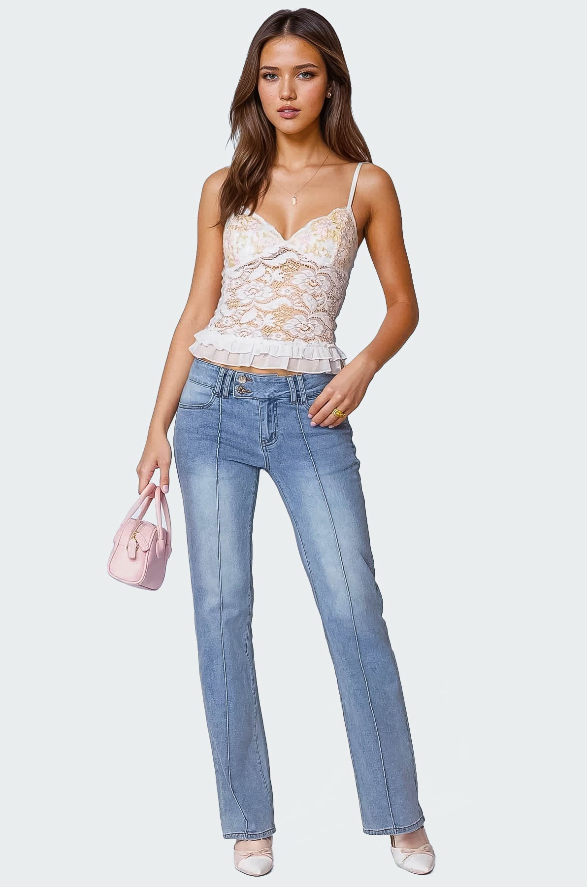 Torin Sheer Lace Tank Top