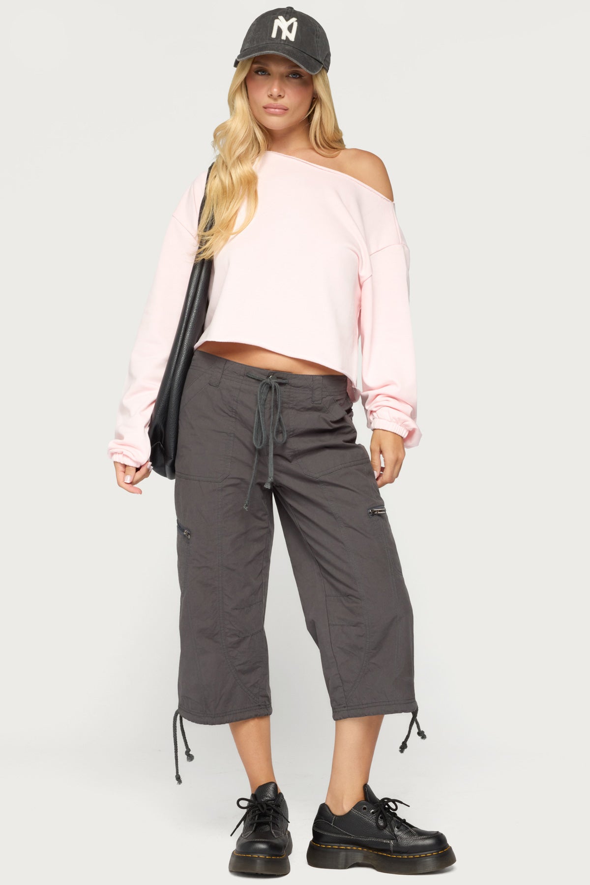 Aveline Off Shoulder Light Sweatshirt