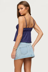 Halsey Ruffle Tank Top